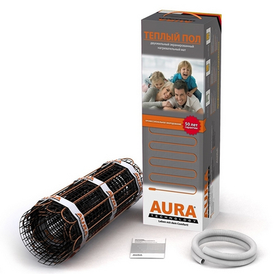 Нагревательный мат AURA Heating МТА 300-2.0  площадь обогрева 2.0 м2 мощность 300 Вт