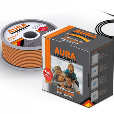 Универсальный нагревательный кабель AURA Universal LTL 21/275 площадь обогрева 1.5 - 2.5  м2 мощность 275 Вт длина 21 м